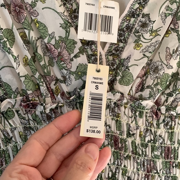 Max Studio CRMANME floral print maxi dress w smocked waist, fully lined, szS - Picture 14 of 15